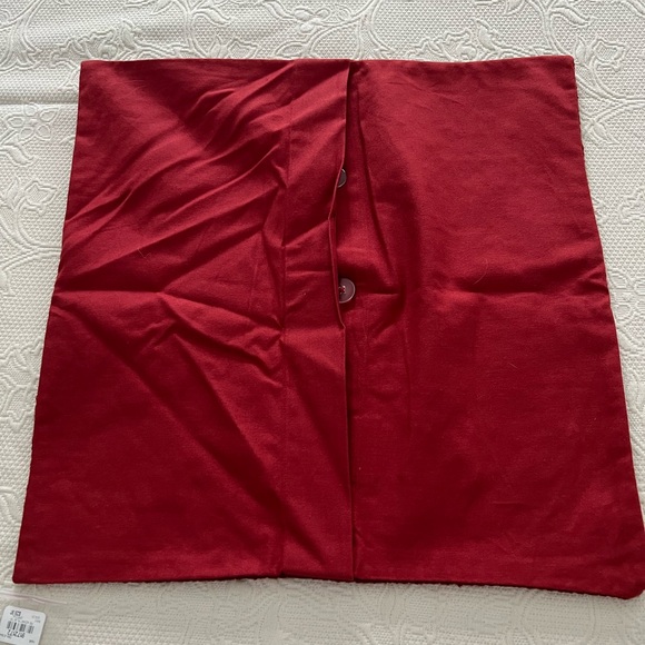 Pottery Barn Red and Green Holiday Advent Pillow - Picture 3 of 5